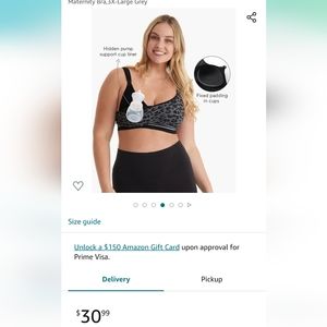 Momcozy pumping and nursing bra